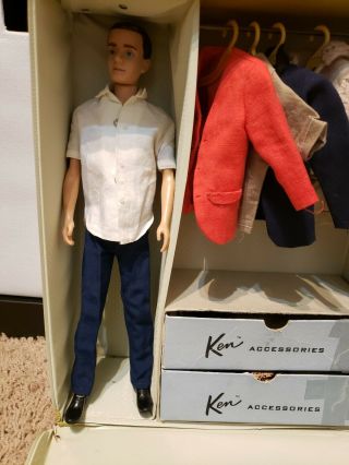 Vintage 1960s Ken Doll 1962 Ponytail Carrying Case,  Clothing and Accessories 2