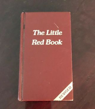 Vintage 1970 The Little Red Book Aa Alcoholics Anonymous 12 Steps Hazelden