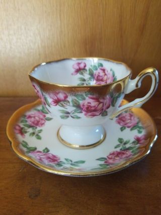 Vintage Salisbury Bone China Tea Cup And Saucer