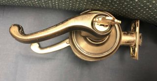 Schlage Keyed Entry Lockset - Antique Brass - Flair F51 Fla