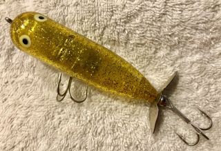 Fishing Lure James Heddon Magnum Torpedo Golden Glitter Ghost Tackle Crank Bait