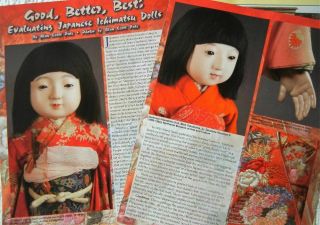 10p History Article,  Pics - Evaluating Antique Japanese Ichimatsu Dolls