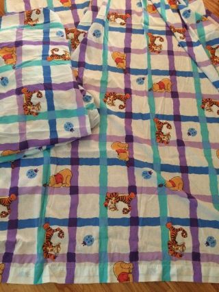 Vintage Winnie The Pooh Tigger Twin Bedding Flat And Fitted Sheets Ladybug