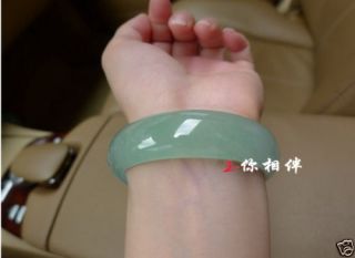 Chinese Natural Grade A Jade Jadeite Bangle Bracelet 60 - 62mm
