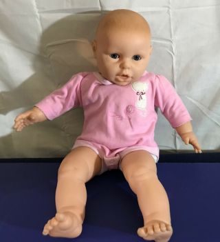 Vintage Jc Toys Berenguer 21” Baby Doll Eyes Close