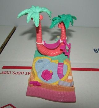 Vintage 1994 Polly Pocket Palm Tree Pool Pollyville Playset Only Bluebird Toys