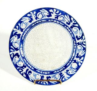Authentic Antique Dedham Pottery Rabbit Plate