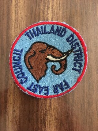 Boy Scouts Far East Council Thailand District Patch