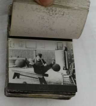 Charlie Chaplin In The Champion Old / Antique Flip Book - Missing Covers