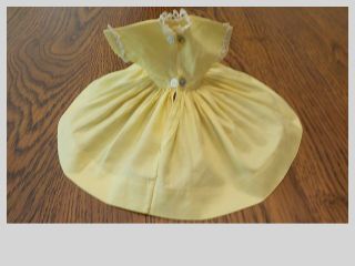 1958 Minty Vogue Jill Primrose Yellow Princess Dress 3134 Tagged 2