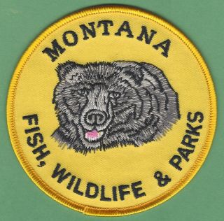 Montana State Fish Wildlife & Parks Patch