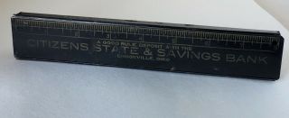 Vintage Citizens State & Savings Bank,  Brookville,  Oh,  Dayton,  Cincinnati Metal