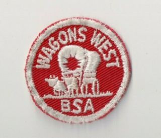 1953 National Boy Scout Jamboree Region 8 Eight Viii Wagons West Patch [cm0341]