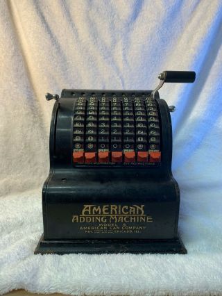 Antique American Adding Machine Model 5