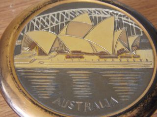 Vintage Antique Collectable Deco Retro Trinket Dish Australia Pattern Made Japan
