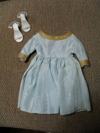 Vintage Doll Dress And White Shoes For 17 " - 18 " Miss Revlon Type Doll,  R14