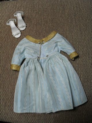 Vintage Doll DRESS and White SHOES for 17 