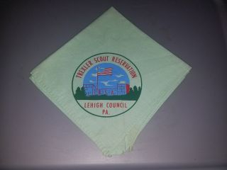 Boy Scout Lehigh Council Trexler Scout Reservation Green Neckerchief