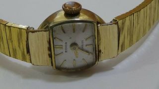 Vintage Edox Gold Plated Ladies Watch - Small