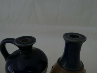 Antique ROYAL DOULTON LAMBETH Miniature Vases 7