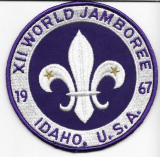 1967 World Jamboree Back Patch Vintage Boy Scouts Of America Bsa