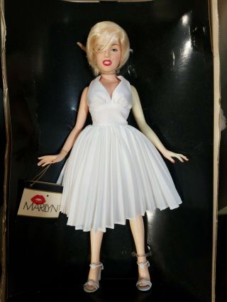 World Doll 18 " Vintage 1983 Marilyn Monroe Doll Seven Year Itch
