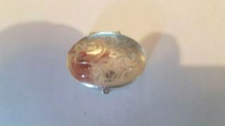 Vintage Sterling Silver Pill Box