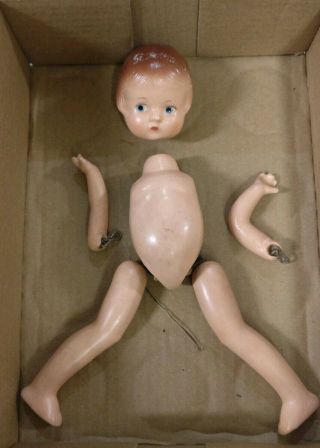 9 " Vintage 1928 - 1946 Patsyette Composition Baby Doll Effanbee Needs Restrung