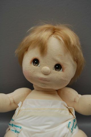 Vintage 1985 My Child Doll Blonde Hair Brown Eyes Needs Love