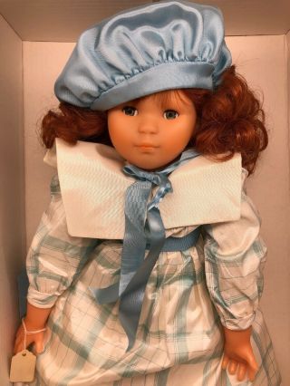 20” Vinyl Corolle Limited French Doll Toddler Helene Red Head Refabert W/ Box