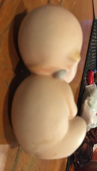 Vintage Baby Kewpie Cupie Doll Ceramic Figurine Japan Bisque Porcelain Thumb 3