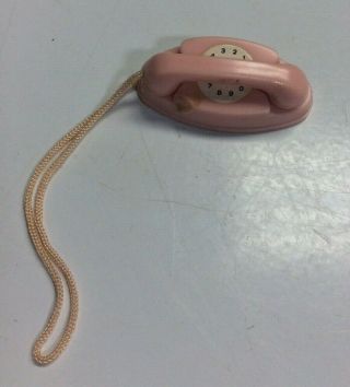 Vintage Barbie Doll Pink Princess Telephone Phone Boudoir PAK 1834 2