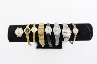 8 X Vintage Ladies Wristwatches Hand - Wind Inc Montine,  Oris Etc
