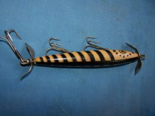 VINTAGE EGER BAIT CO.  WOOD LURE IN THE BOX 4
