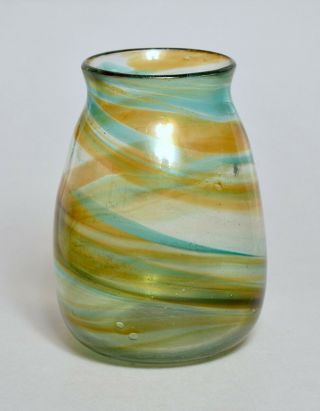A Wonderful Large Antique Sunderland Hartley Woods Co Glass Vase
