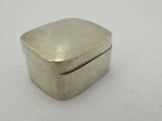 Vintage Hallmarked Sterling Silver Mexico Pill Box 3