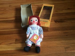 1971 Knickerbocker Raggedy Ann 15” doll w/tag. 2