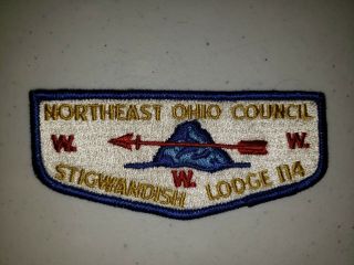 Boy Scout Oa 114 Stigwandish Lodge Flap S6