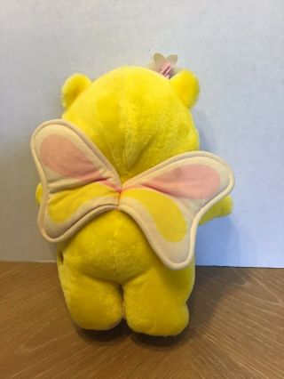 Hasbro Softies Yellow Butterbear Wuzzles Butterfly Bear Toy Plush Fairy Vintage 2