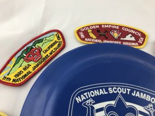 BSA - Boy Scouts of America - 1985 national jamboree - Patches / Belt Buckle Pin 4