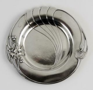 Wmf Art Nouveau Silver Plated Pin Dish C1900