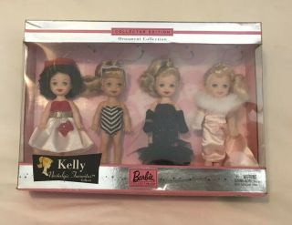Vintage Kelly Nostalgic Favorites Giftset By Barbie Collectibles 4 Doll Ornament