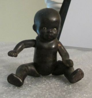 Vintage Black Americana Bisque Baby Doll Marked Japan Jointed