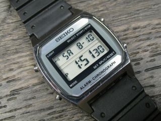 Vintage Seiko A904 - 500a T,  A904 - 5009 Digital Alarm Chrono Watch Gc