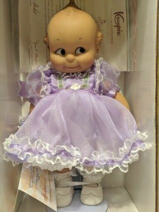 Vintage Collectible Cameo Kewpie 12 " Doll Effanbee Purple Dress