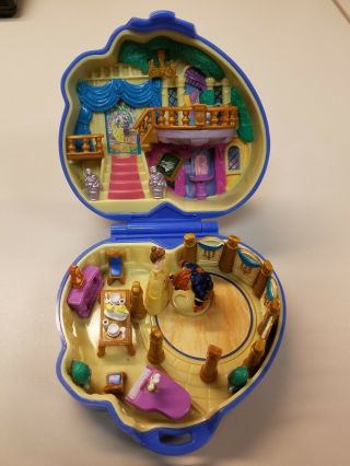 1995 Vintage Bluebird Beauty And The Beast Polly Pocket Compact
