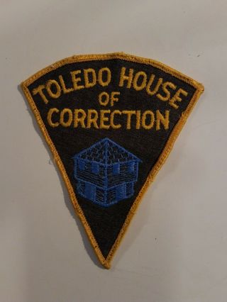 Vintage Prison Guard Patch,  Toledo House Of Corrections