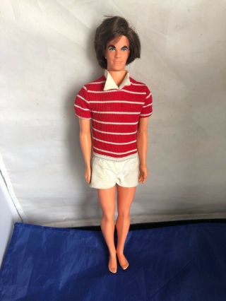 Vintage 1968 Mattel Ken Doll Rooted Hair Barbie Boyfriend 12”