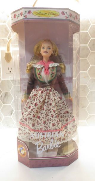 Austrian Barbie Collector Edition 1998 Dolls Of The World - Nib Nrfb - 21553