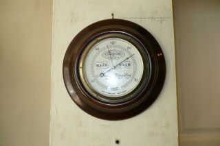 Vintage Ship,  S Barometer By Short And Mason.  London